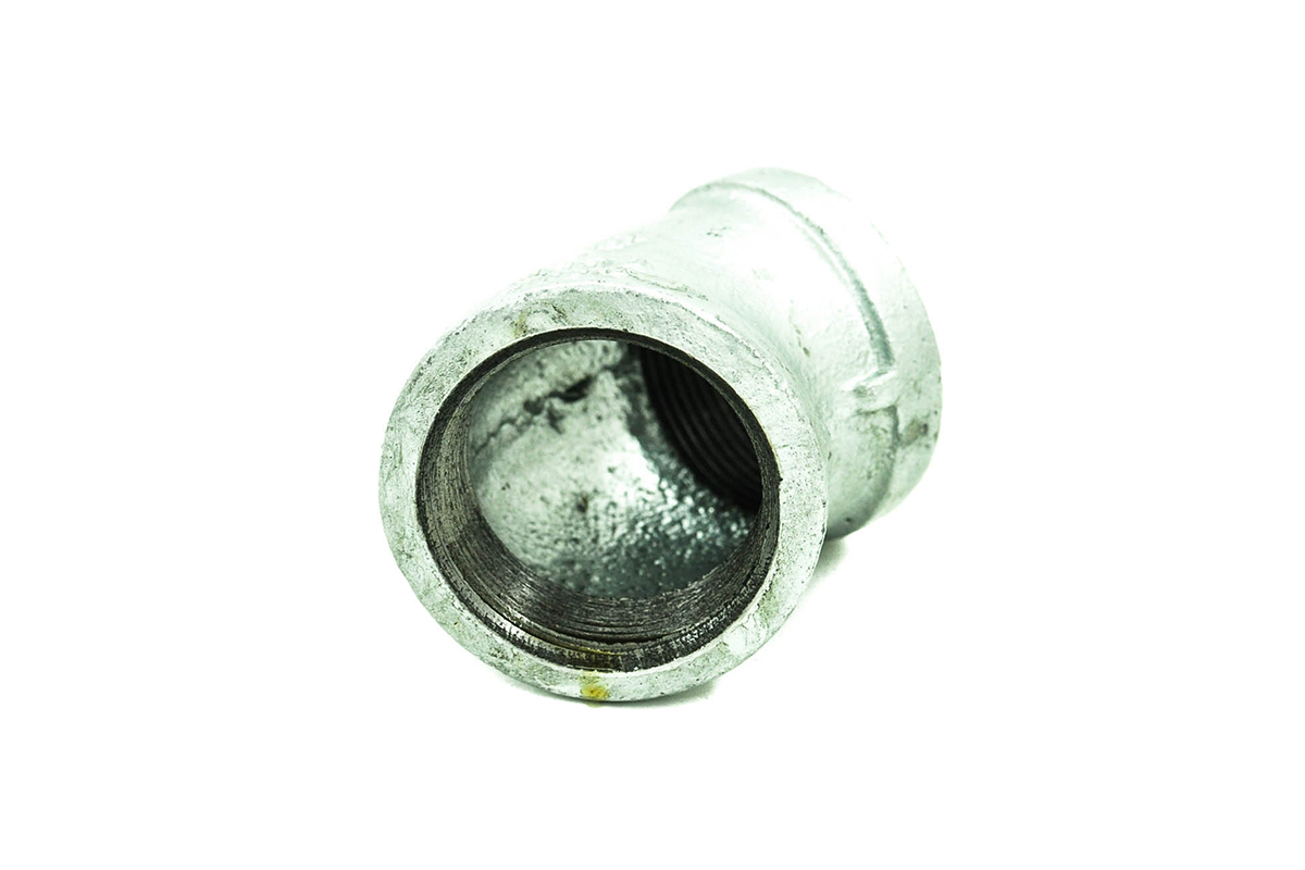 Codo galvanizado 38 mm x 45