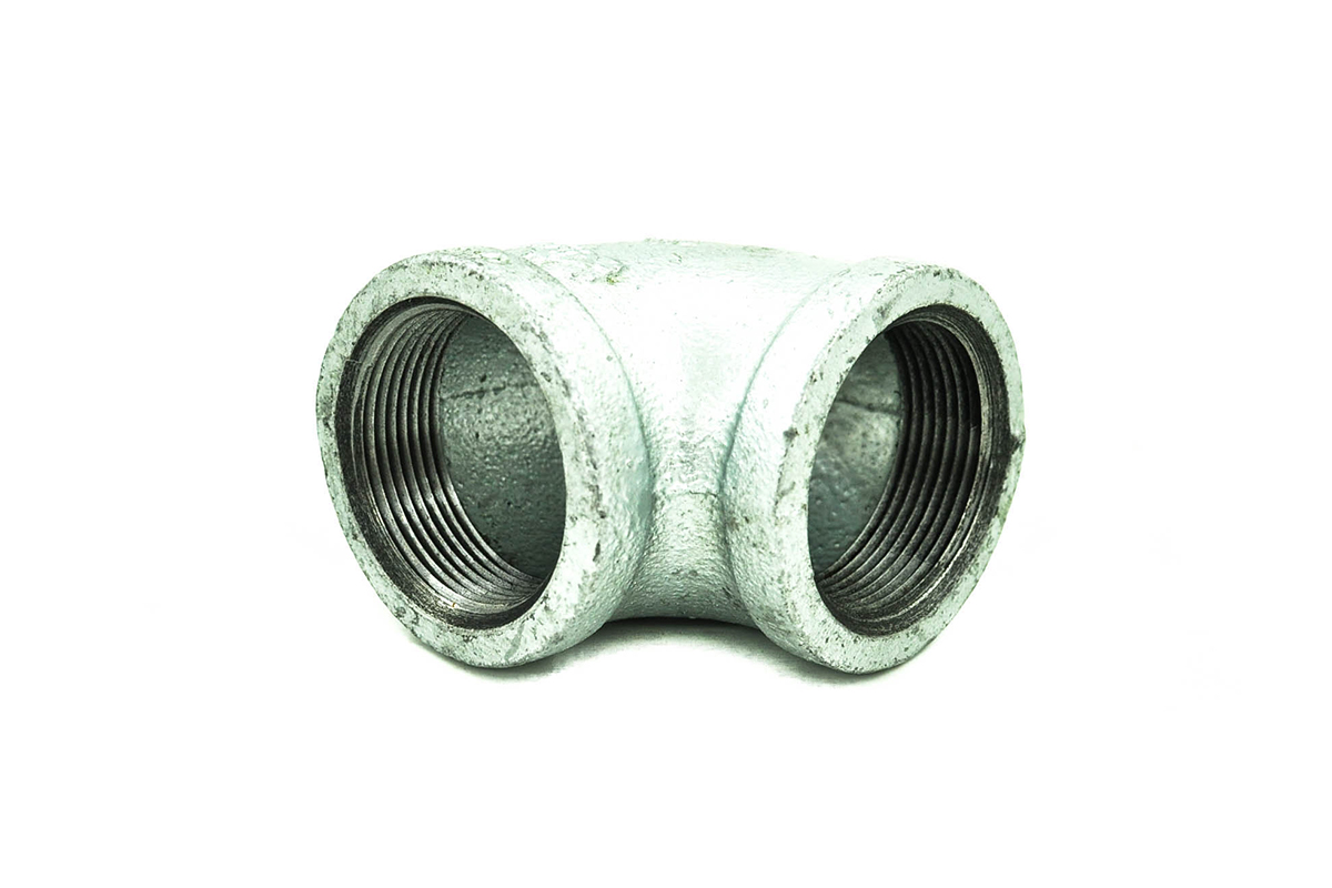 Codo galvanizado 51 mm x 45