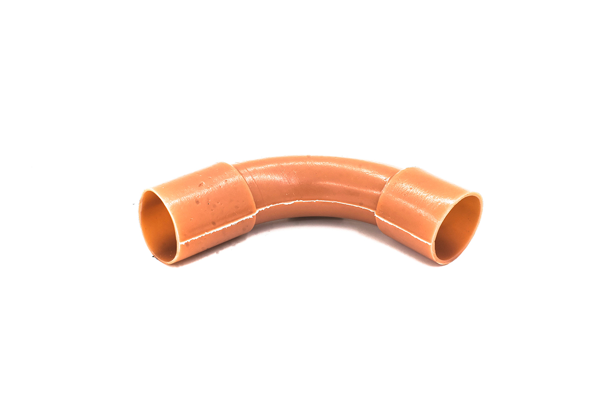 Codo poliducto 19 mm 