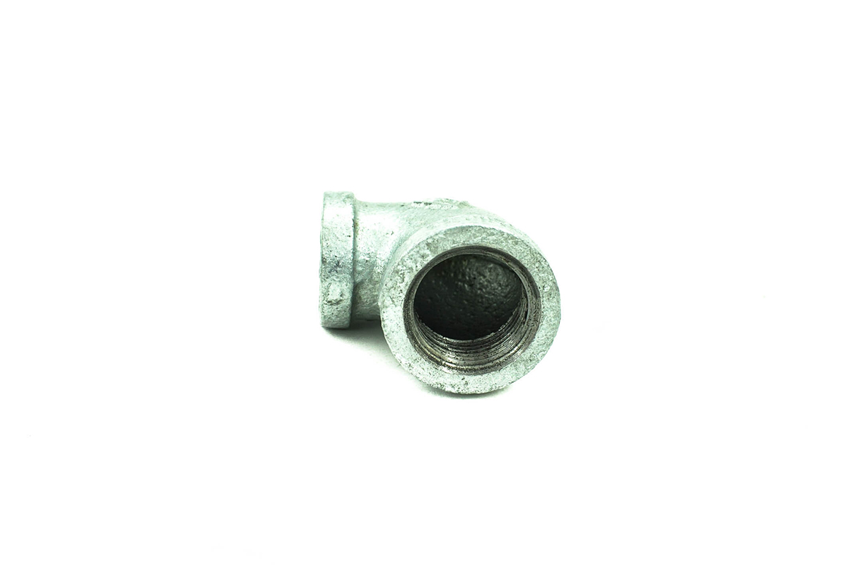 Codo reduccin galvanizado 19 mm x 13 mm