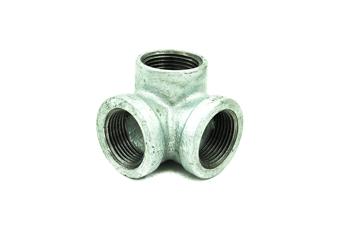 Codo rincn galvanizado 25 mm
