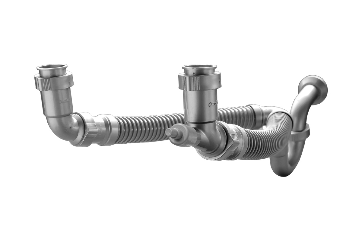 Cspol doble tarja flexible para fregadero