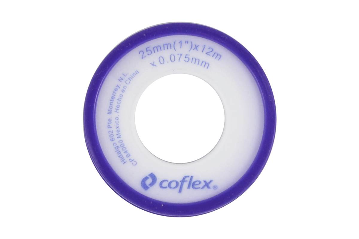 Cinta de tefln 1 x 12 mts 