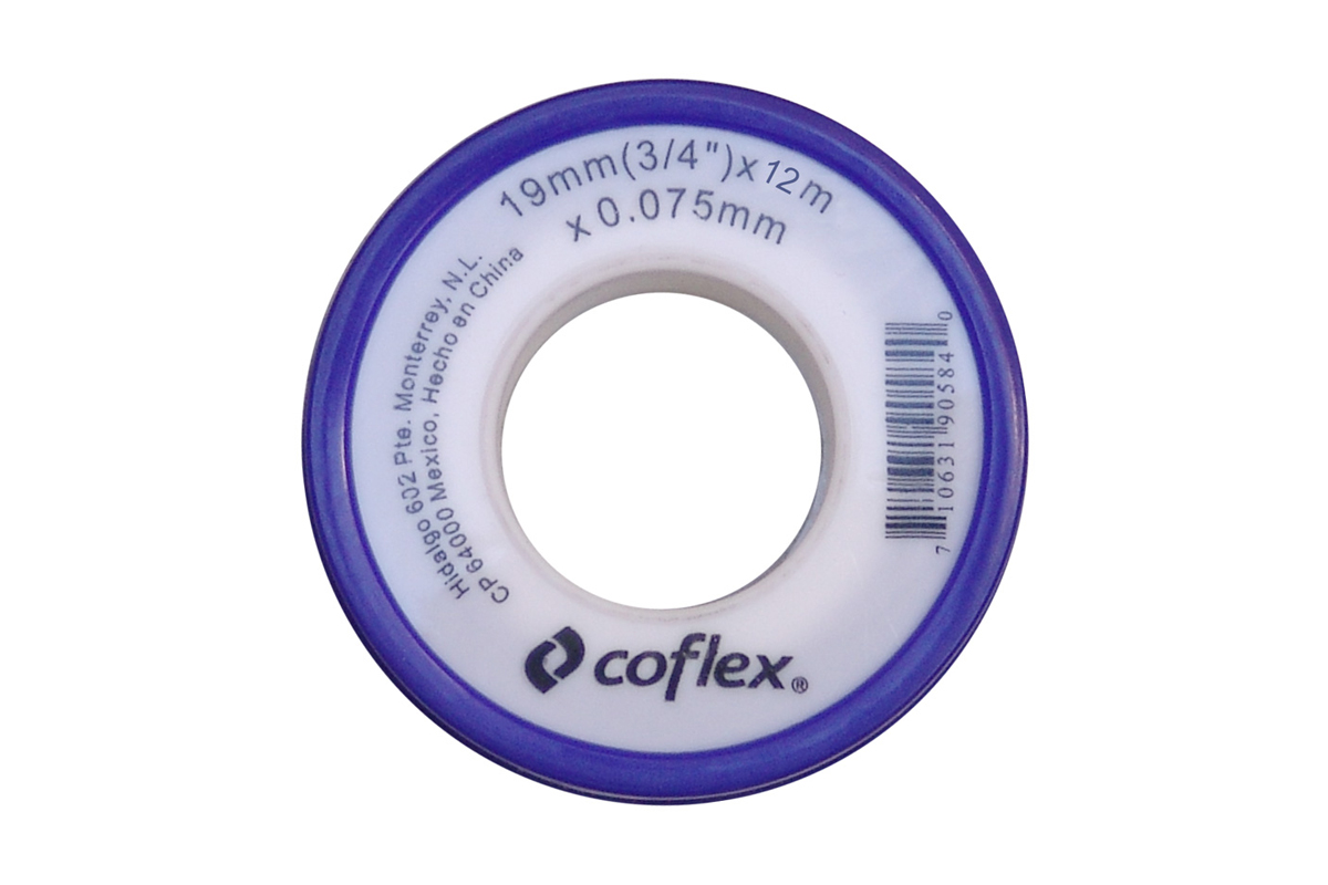 Cinta de teflon 3/4 x 12 mts 
