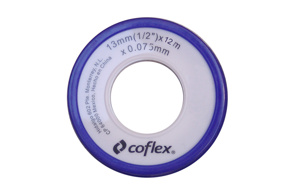 Cinta de tefln 1/2 x 12 mts 