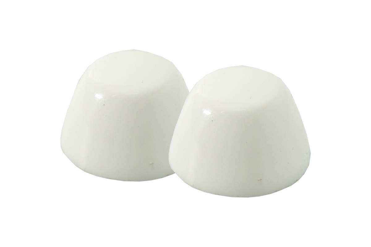 Cubre tornillos para base de sanitario color blanco