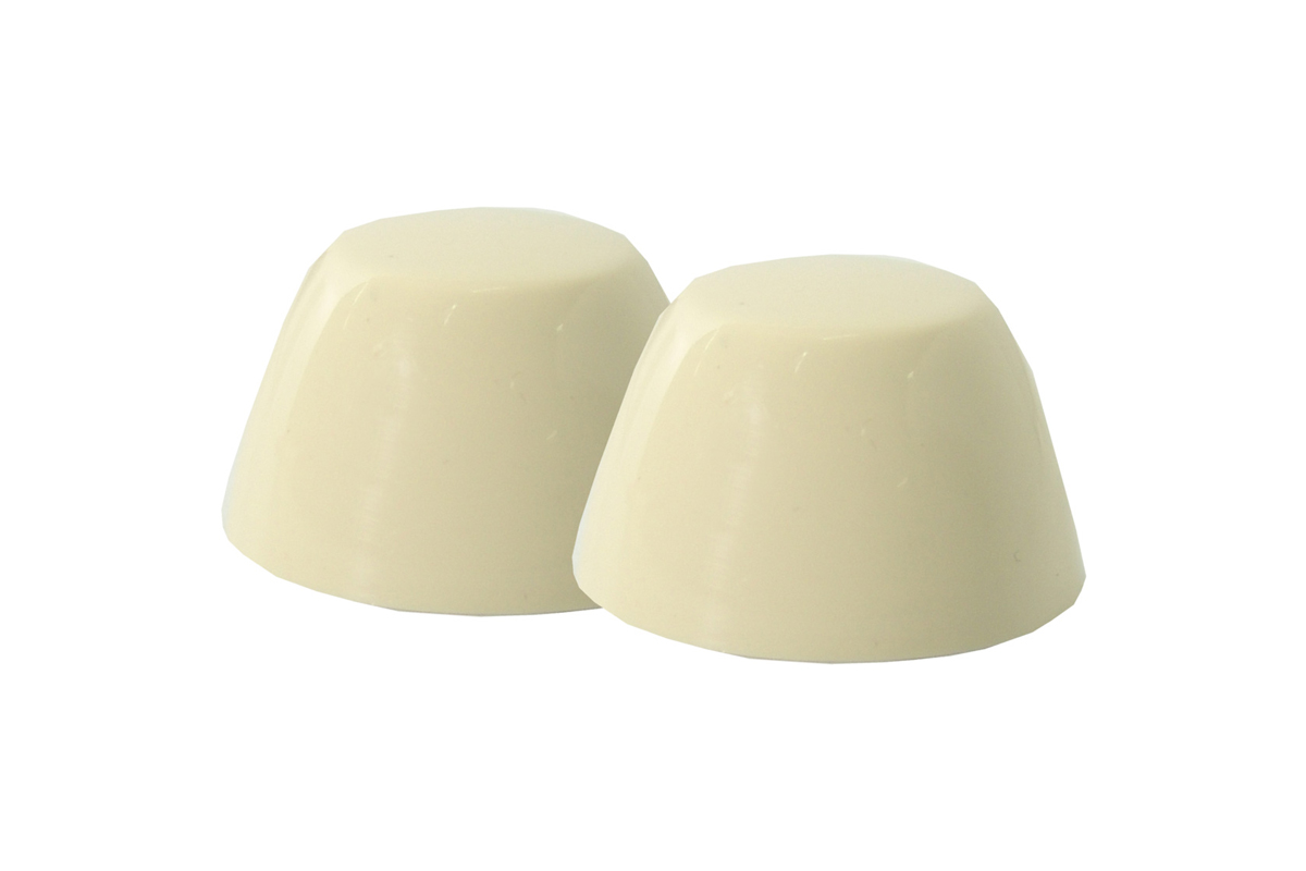 Cubre tornillos para base de sanitario color almendra