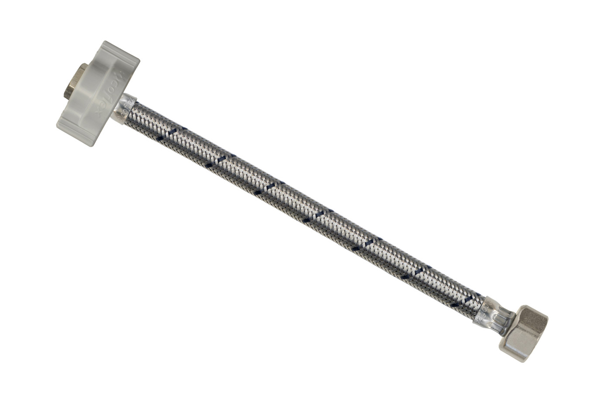 Manguera alimentadora para lavabo, de 55 cm, 10 x 13