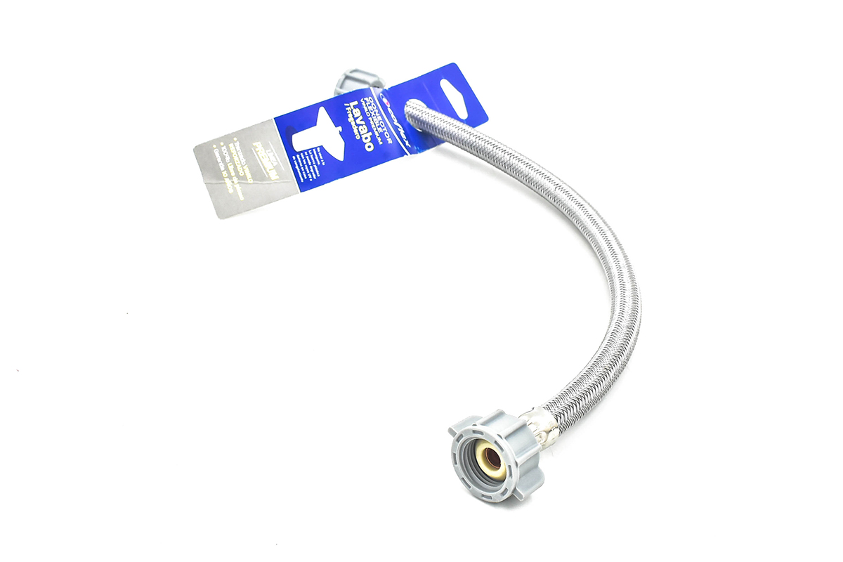 Manguera alimentadora para lavabo o fregadero de 40 cm 