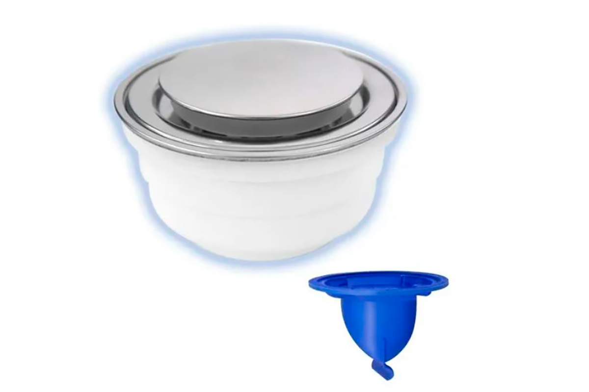 Coladera universal Push 2249 cubierta de acero inoxidable