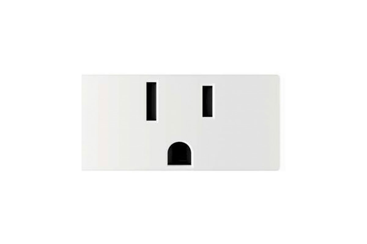 Contacto sencillo N1128-BL color blanco