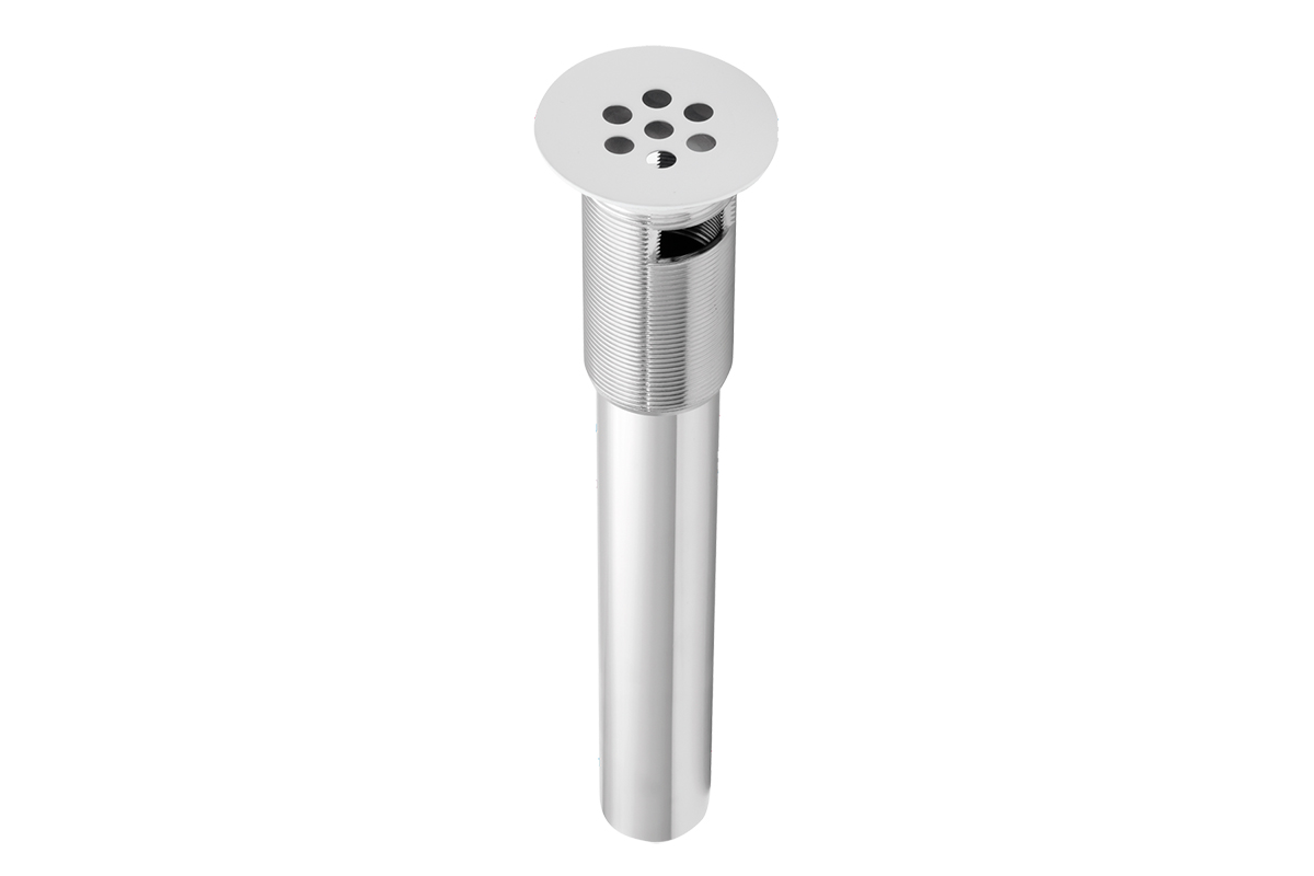 Contra para lavabo CLR-01-B con rebosadero, color blanco