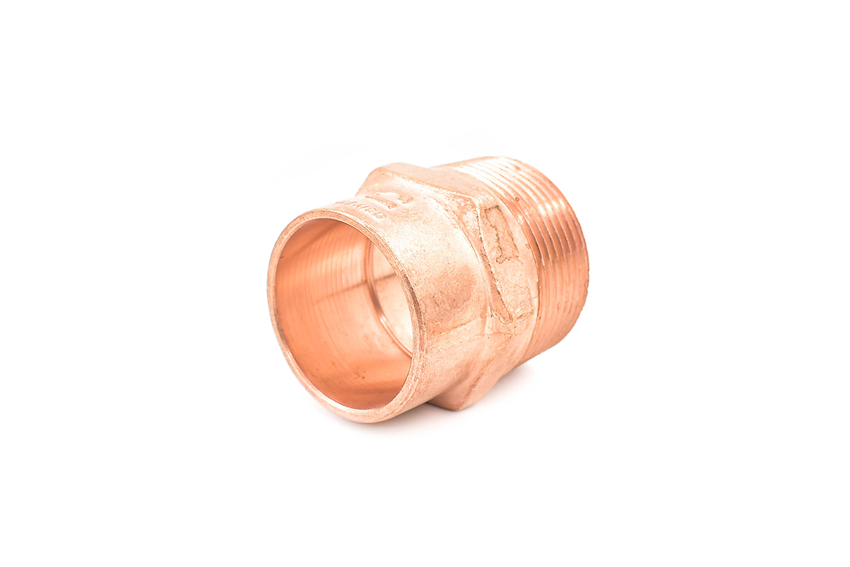 Cople de cobre con exterior de fierro 32 mm (1 1/4