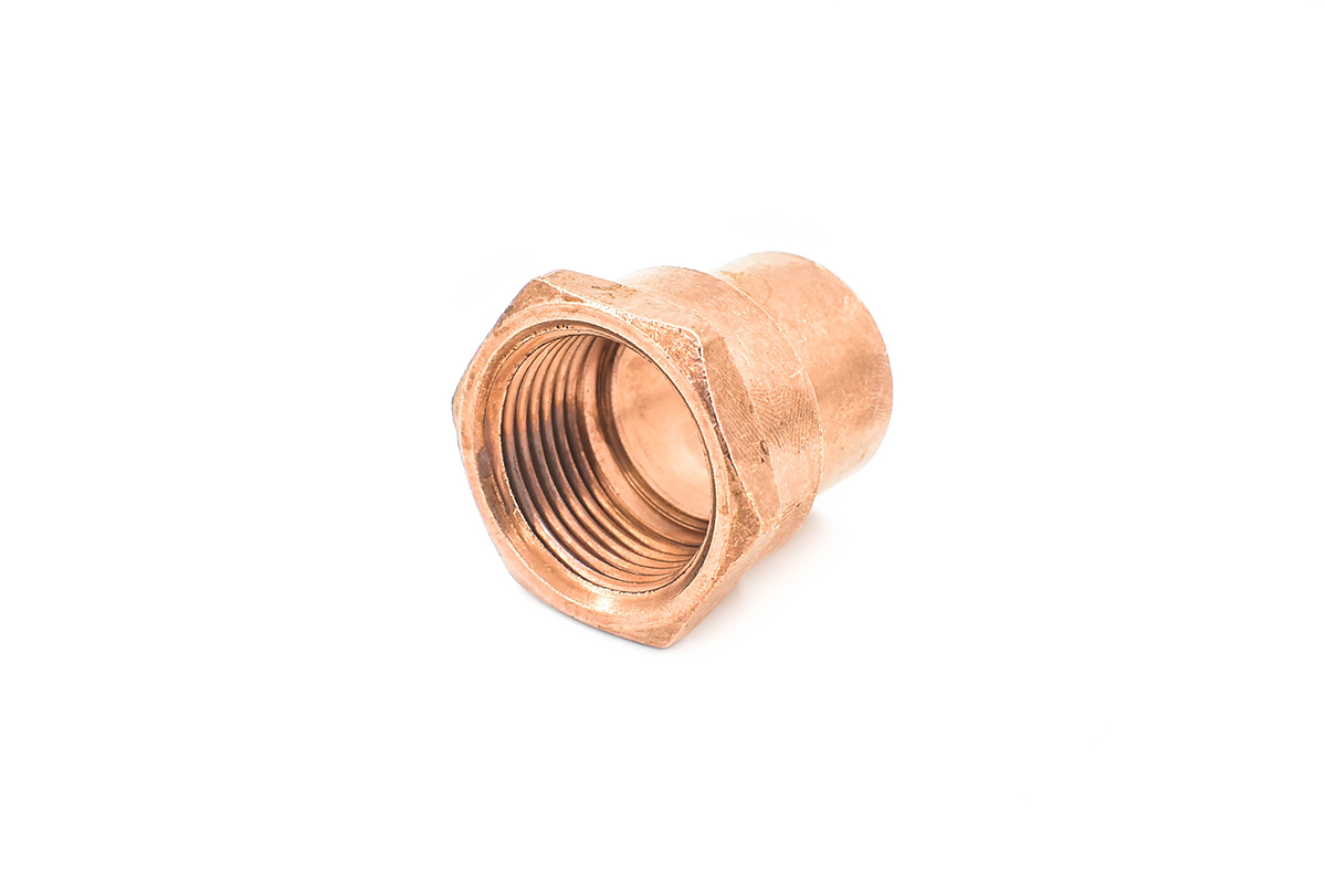 Cople de cobre con interior de fierro 19 mm (3/4