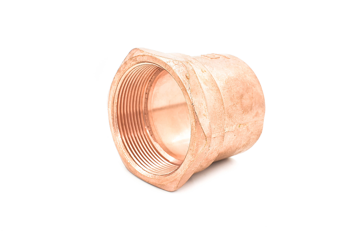 Cople de cobre con interior de fierro 51 mm (2
