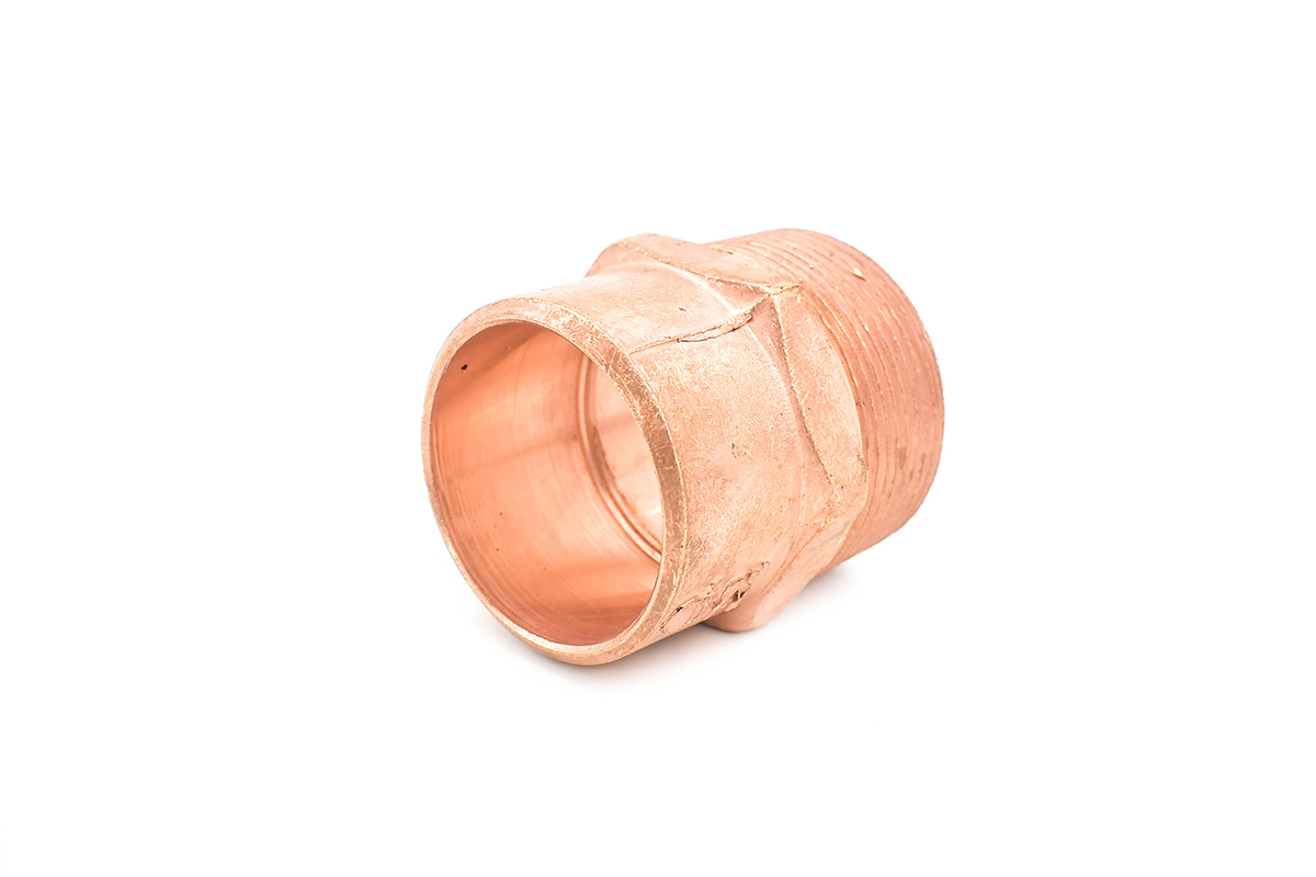 Cople de cobre con exterior de fierro 51 mm (2