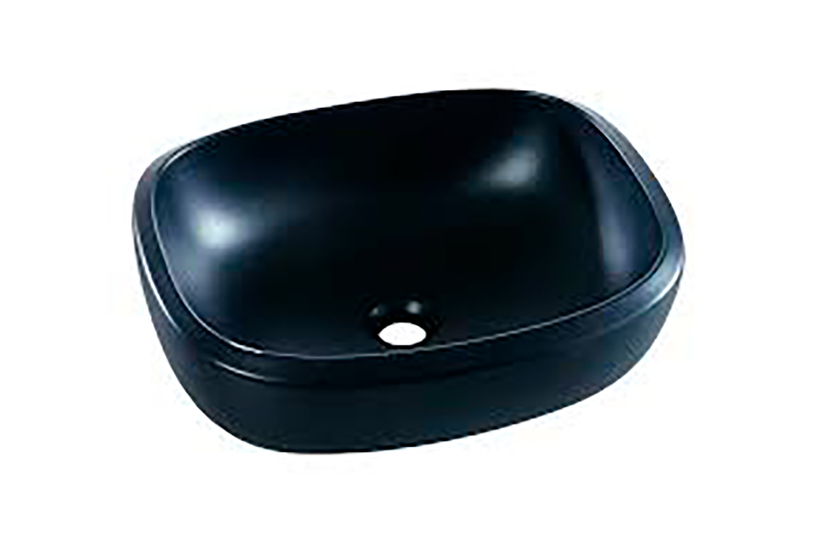 Corona lavabo de sobre poner Cascade bowl negro 