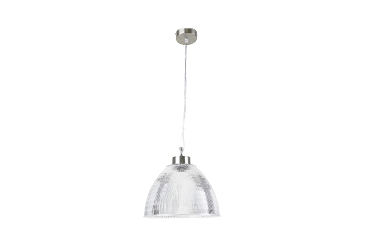 Lampara colgante Lucca acanalada satn CTL-8070/S