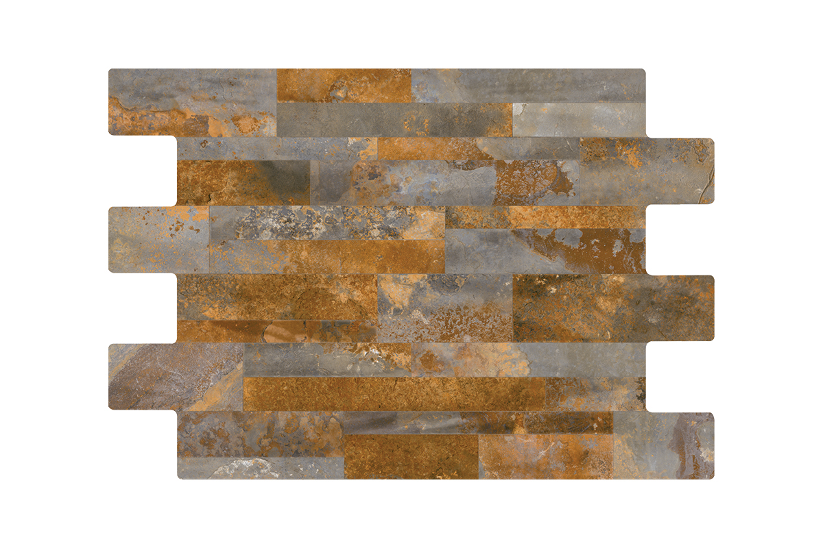 Azulejo Stonefort multicolor 1A 34 x 50 cm, caja con 1.20 m2