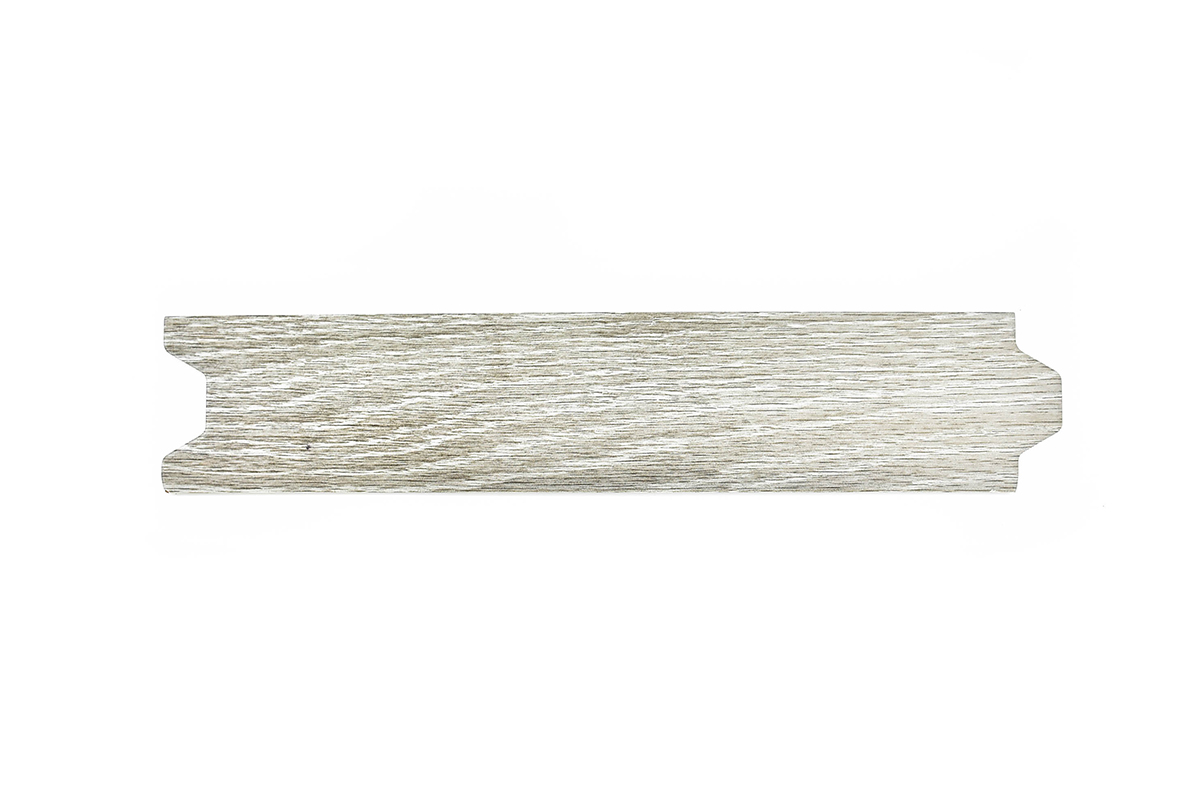 Remate sin fin alerce gris 8 x 40 cm 