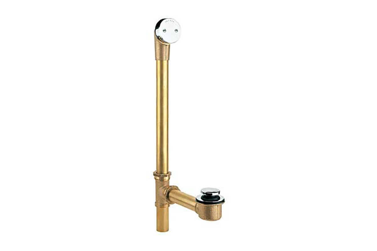 Desage con sistema de push para tina H-7190 acabado cromo