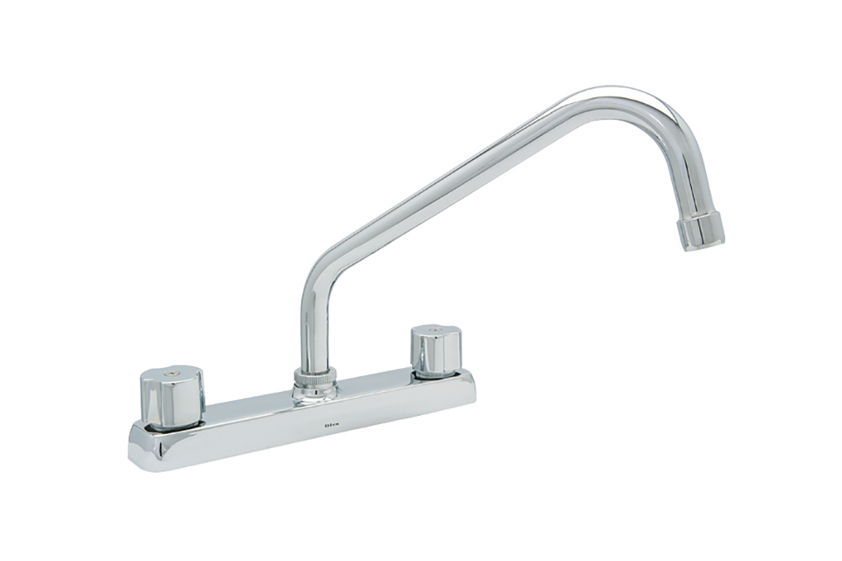 Mezcladora para fregadero 8", modelo 4318, acabado cromo