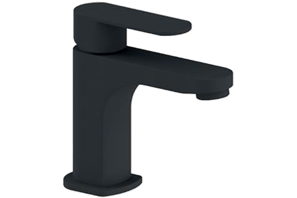 Monomando corto para lavabo 4438.2 acabado negro mate