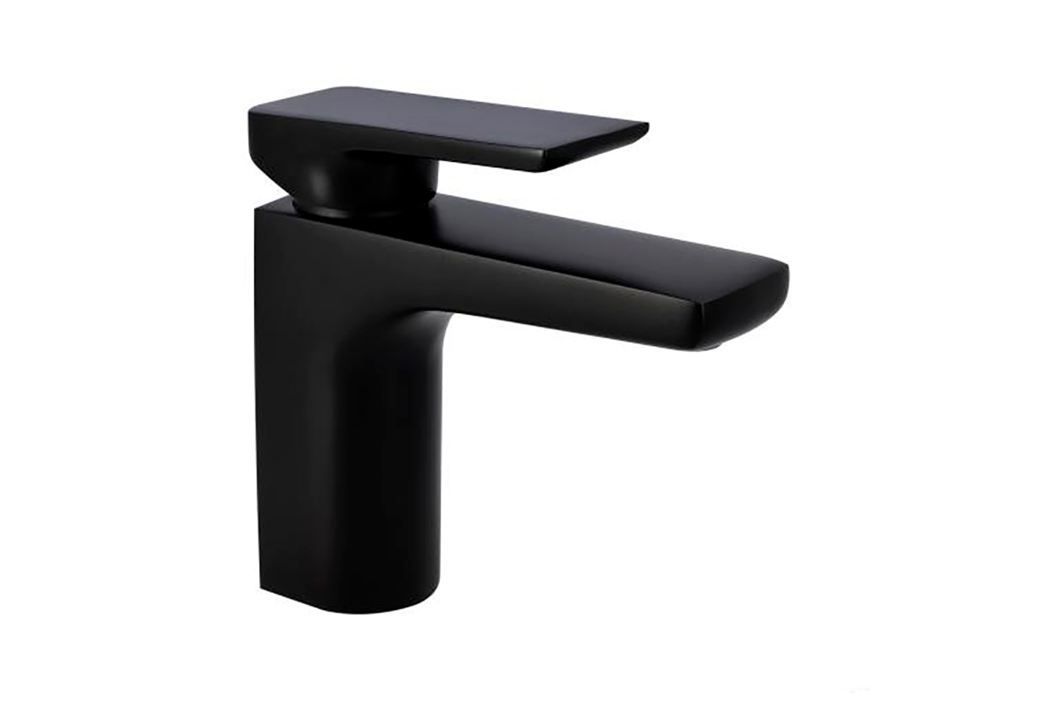 Monomando corto para lavabo 9456QU.2 acabado negro mate