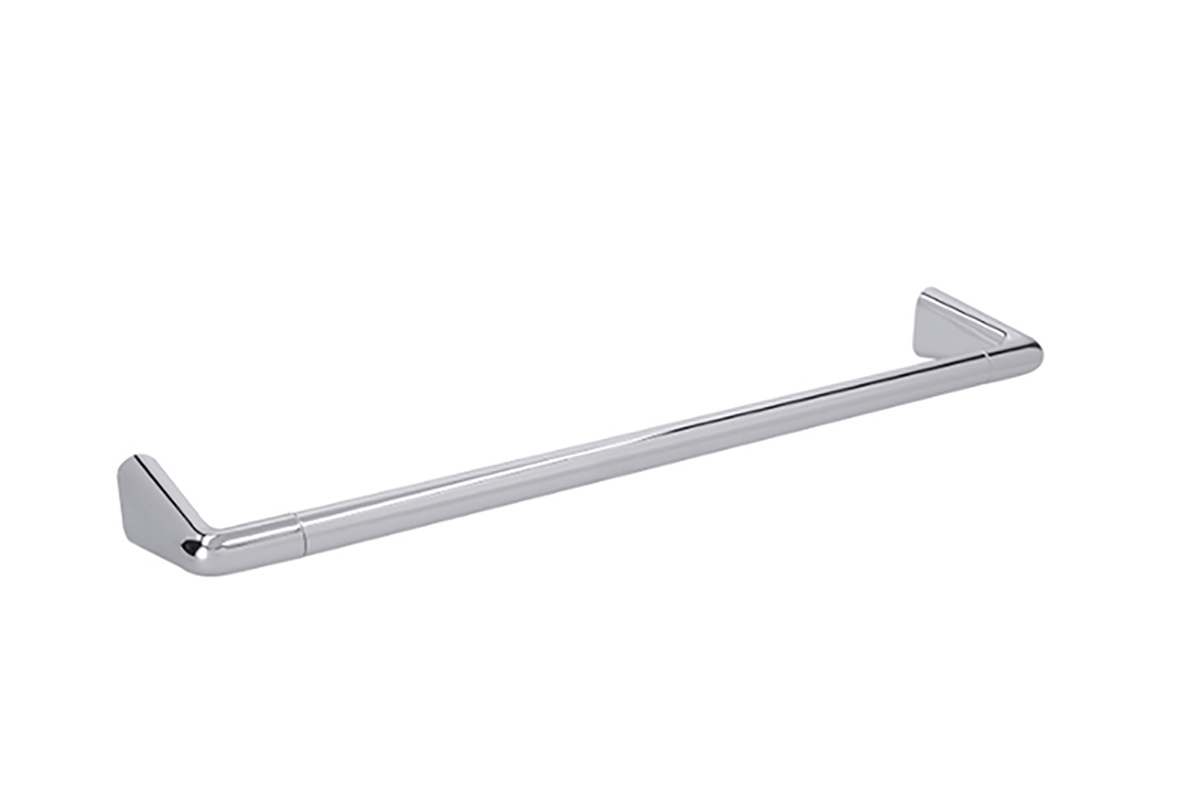 Toallero de barra corto MEDAMEDA MD.09 acabado cromo