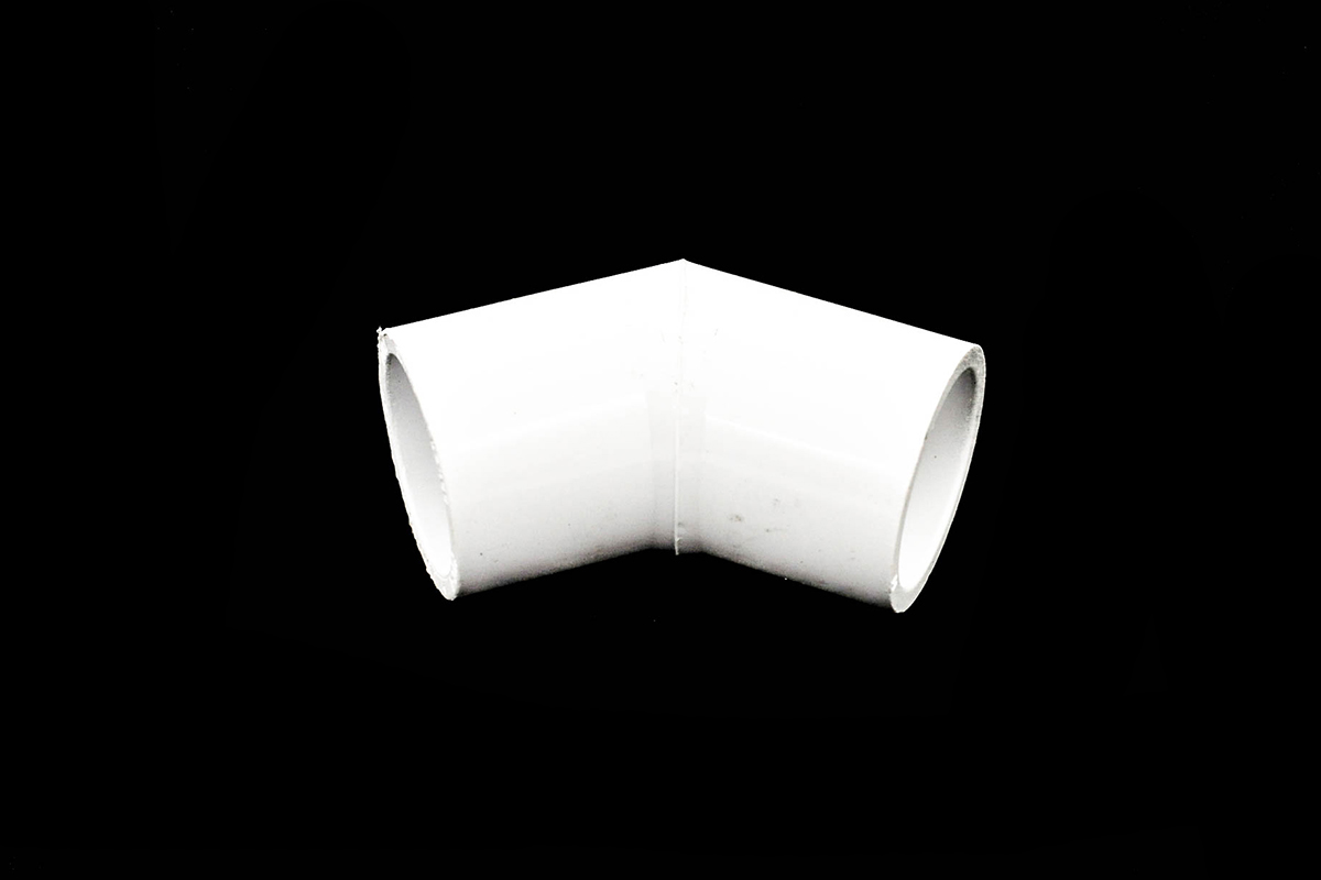 Codo hidrulico 19 mm x 45