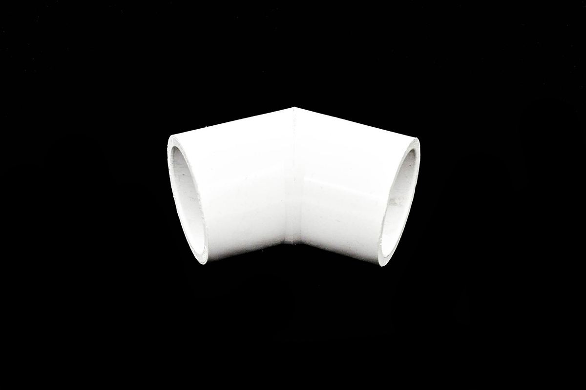 Codo hidrulico 25 mm x 45