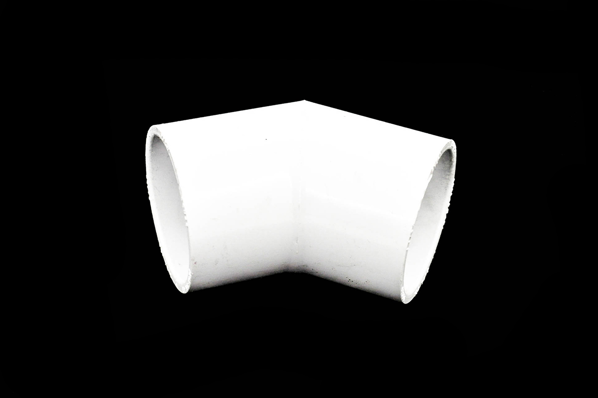 Codo hidrulico 38 mm x 45