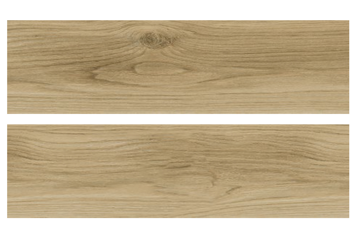 Duela cermica elkwood roble 1A 20 x 60 cm, caja con 1.44 m2