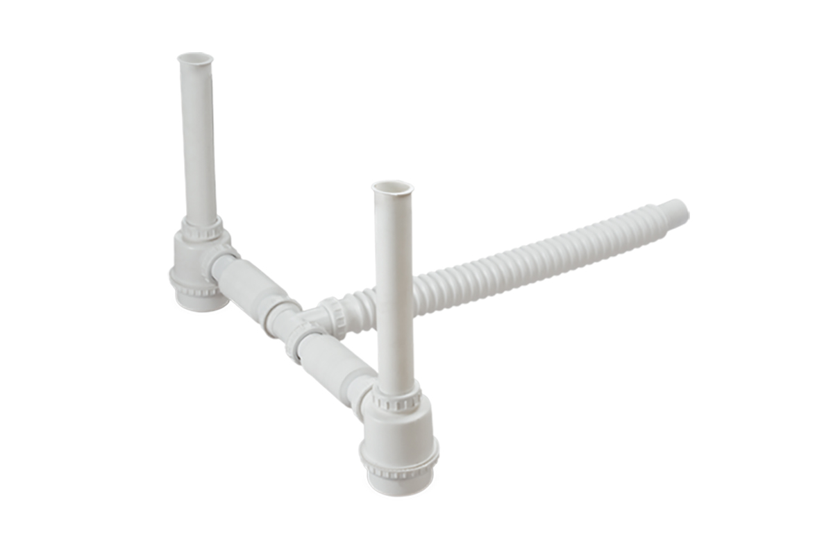 Cspol para fregadero de doble tarja sin contra canasta PVC 