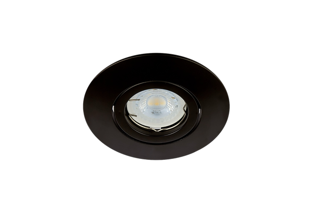 Lampara plafn para empotrar en techo EM-DO360N acabado negro