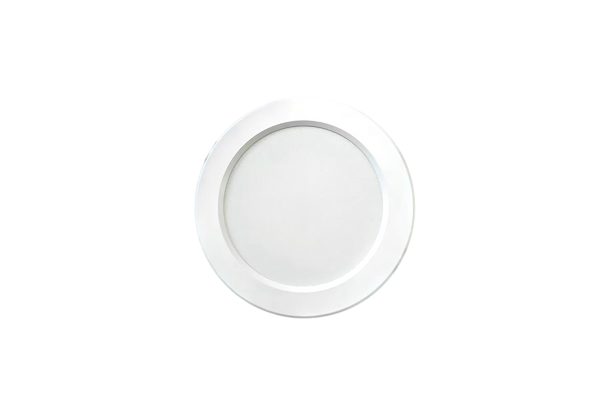 Lampara plafn LED para empotrar en techo, luz clida  EM-DO12W30-432B acabado blanco 