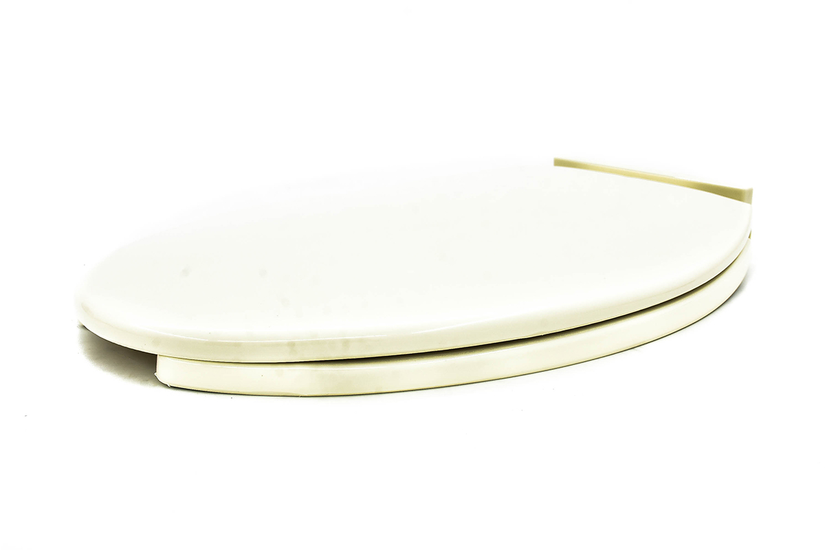 Asiento alargado de cierre lento platinum slow 96 color hueso