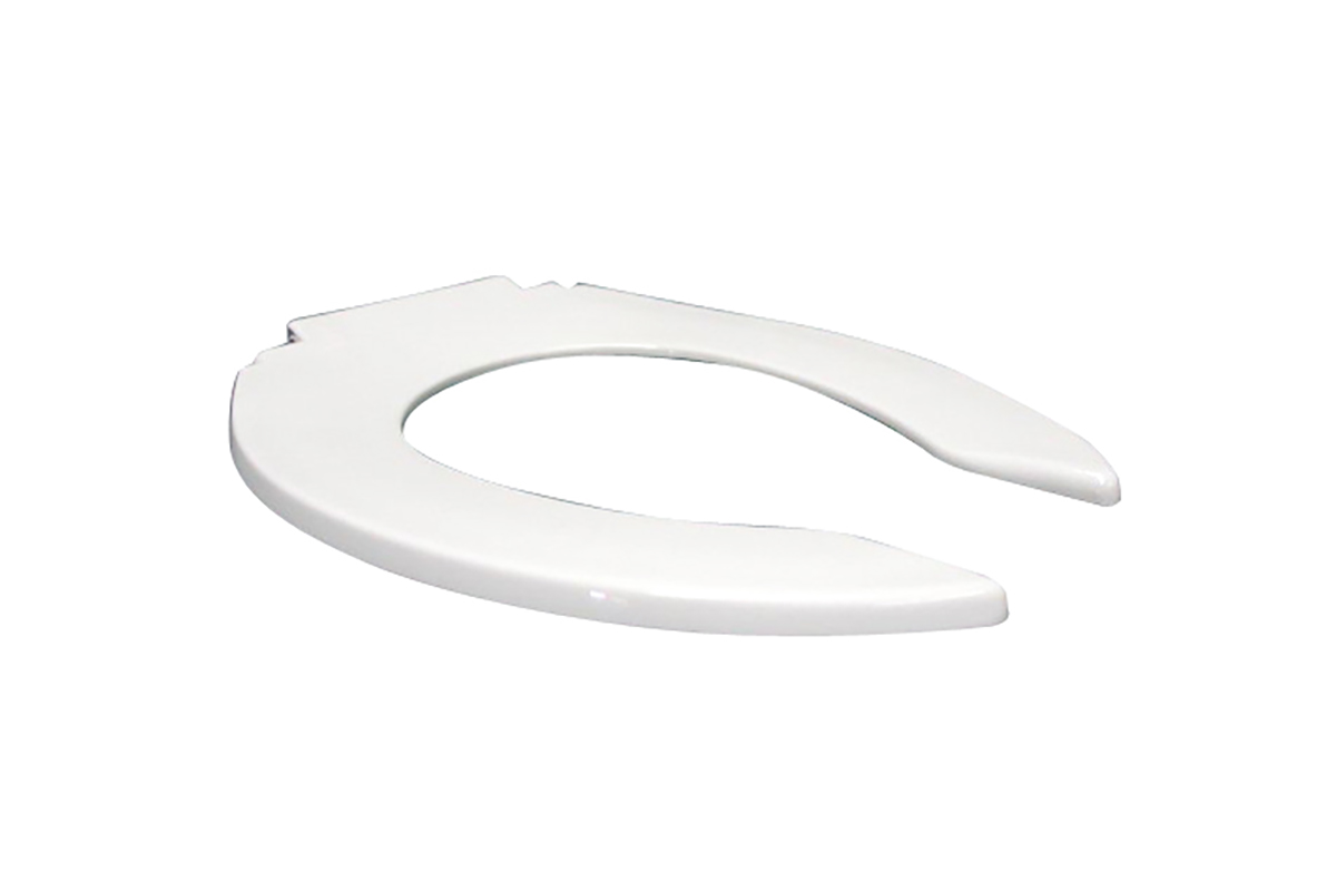 Asiento alargado sin tapa FLUX color blanco