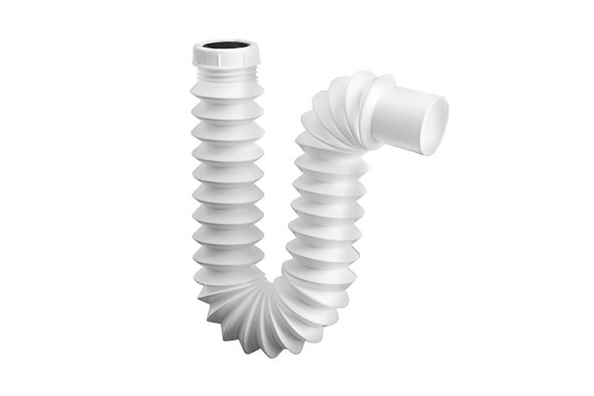 Extensin flexible PVC para lavabo 40 cm 2244