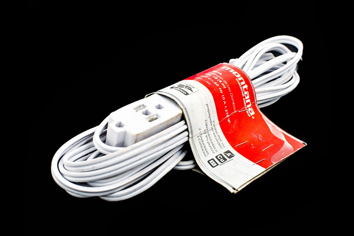 Extensin 5 mts SPT 5514 color blanco