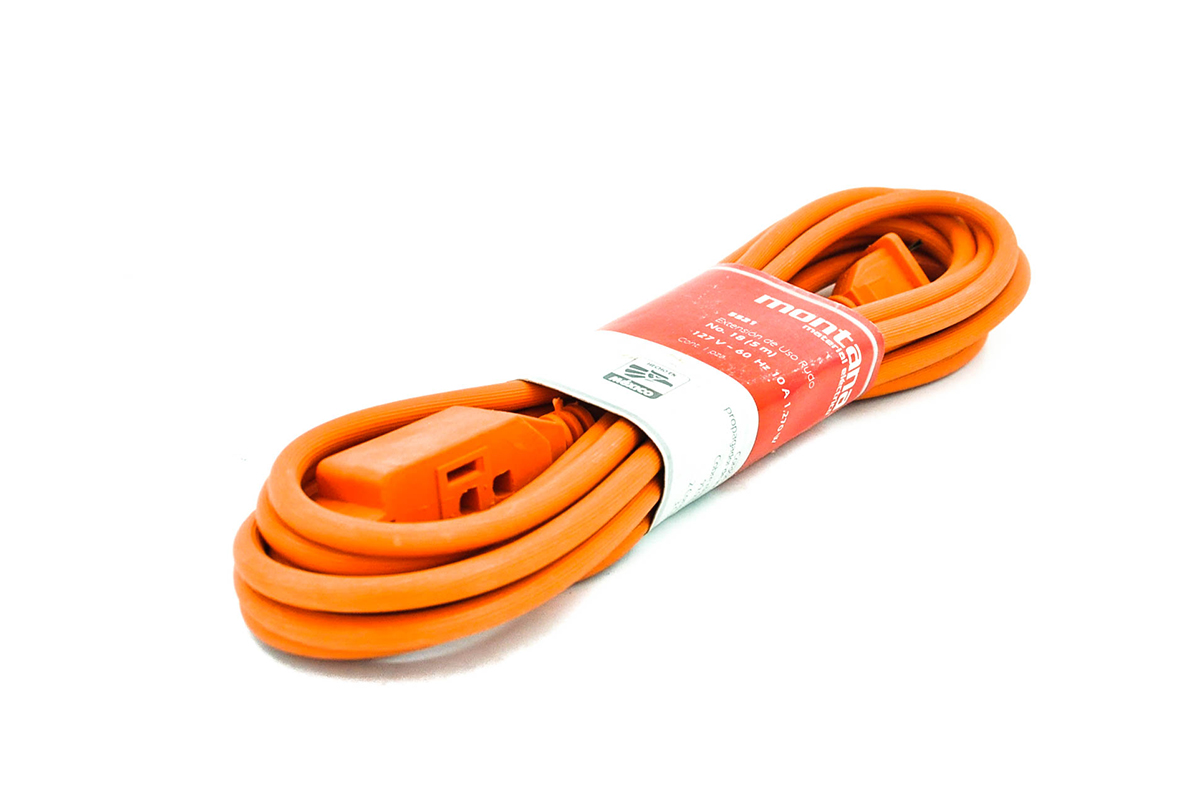 Extensin uso rudo 5 mts 5521 2 x 16 color naranja 