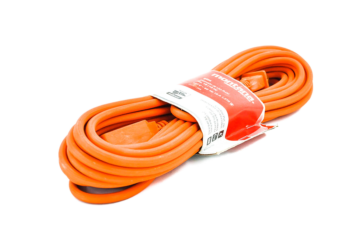 Extensin uso rudo 10 mts 5524 color naranja 