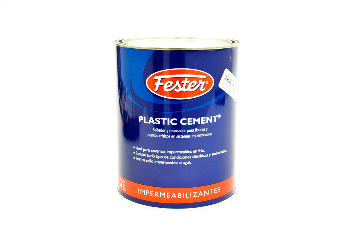 Plastic cement lata 4 lt 