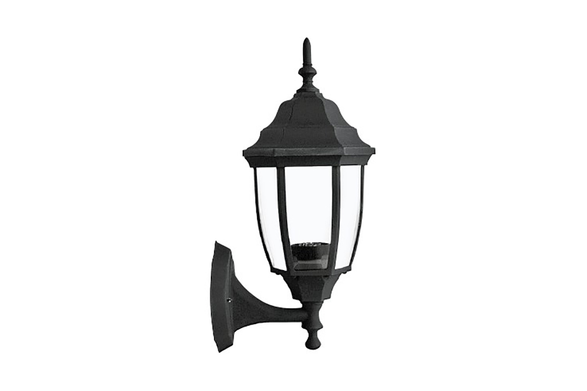Farol de aluminio Salermo negro FTL-6002/N