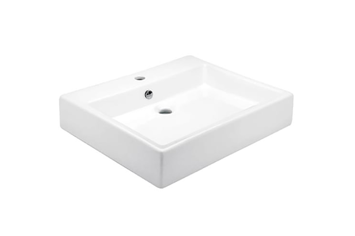 Lavabo de sobreponer Lucerna 1 color blanco