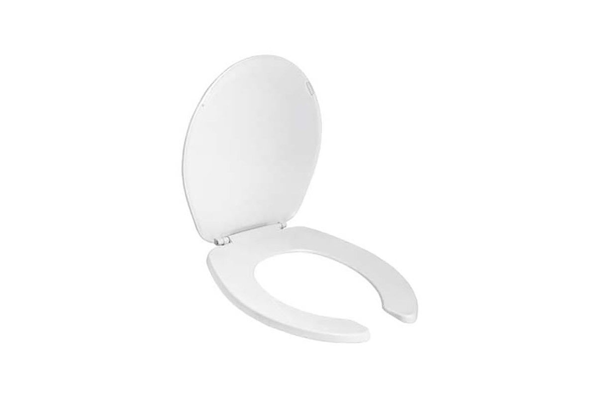 Asiento corto con tapa ATR-1 color blanco