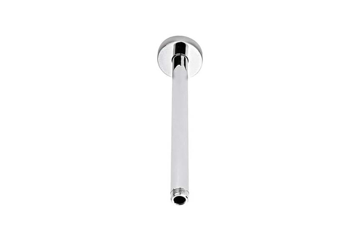 Brazo y chapetn para regadera con salida al techo 30 cm TR-037 acabado cromo 