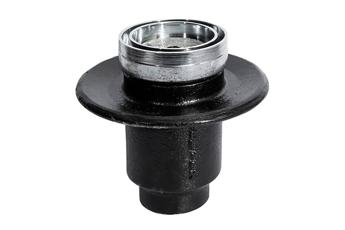 Coladera perimetral 22V-HLI redonda 1 boca con tapa para inserto