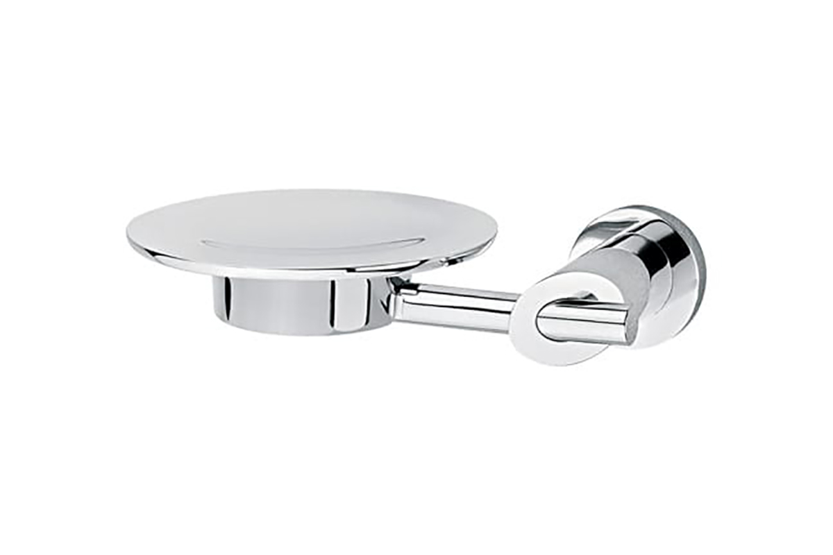 Jabonera de sobreponer Nuva 9128 acabado cromo