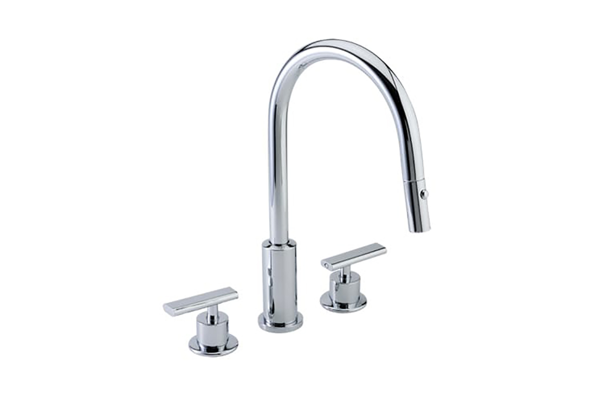 Mezcladora para fregadero con cabezal magntico retrctil ME-303 acabado cromo